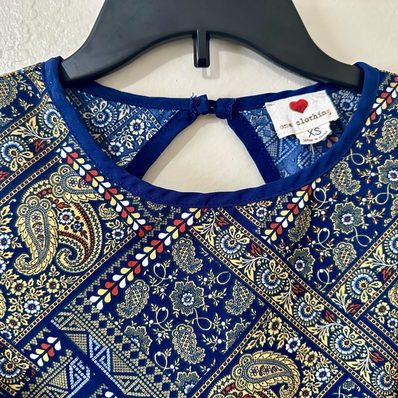 Long sleeve mini dress - Picture 2 of 4